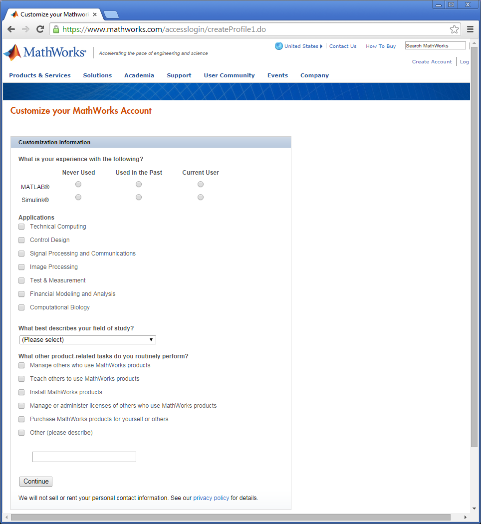 Matlab registration page 2