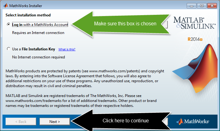 Matlab Installation 1